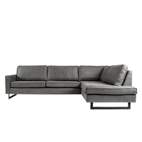 Hoekbank Twenty Five 4-zits Rechts Antraciet Mahom