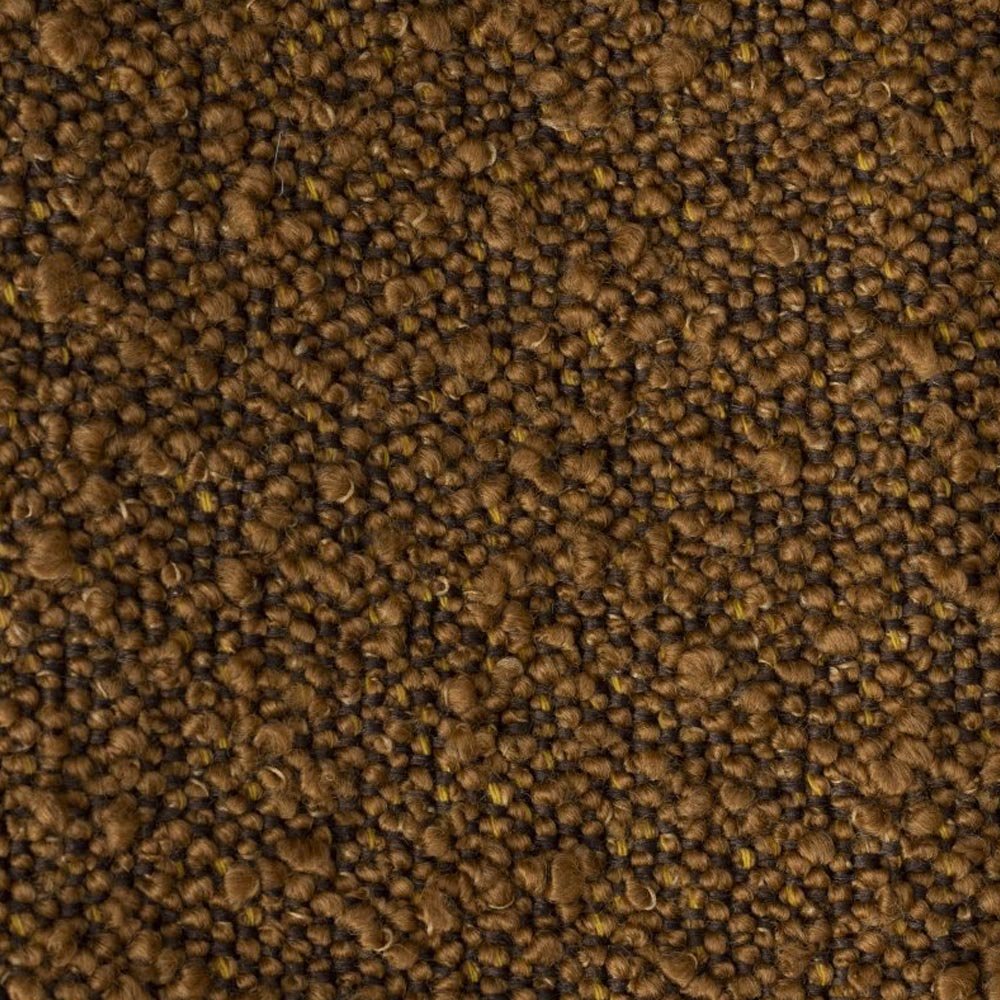 Eetkamerstoel oker oranje met zwart onderstel