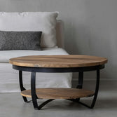 Mangohouten salontafel 90 cm