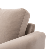 Hoekbank Malaga 4-zits Links Crème Mahom