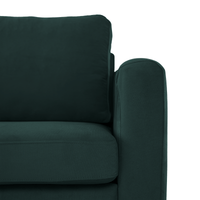 Hoekbank Malaga 4-zits Links Groen Mahom
