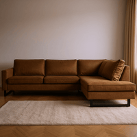 Hoekbank Twenty Five 4-zits Rechts Cognac Mahom