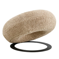 Fauteuil Donut Crème Zacht Teddy Mahom