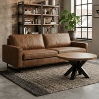 Bank Barcelona 3-zits Cognac Mahom