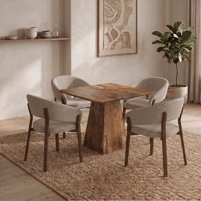 Mangohouten Eettafel Tulsa