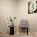 Salontafel walnoot rond 50cm