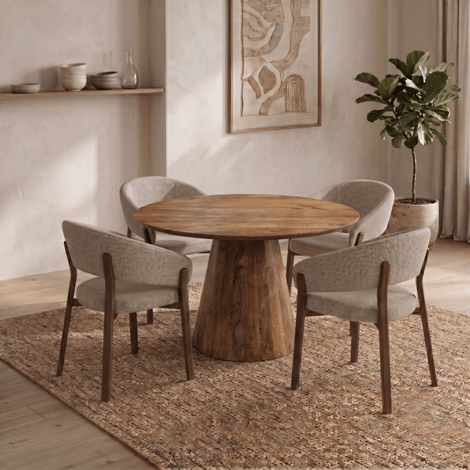 Mangohouten Eettafel Tulsa