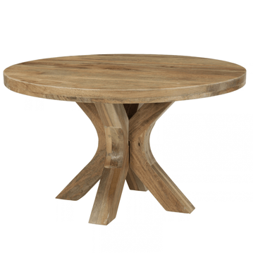 Salontafel Mori Rond 80 cm Houten onderstel Mahom