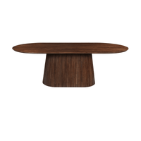 Eettafel Takumi Ovaal 210x110 cm Mahom