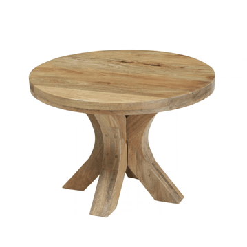 Salontafel Mori Rond 60 cm Houten onderstel Mahom