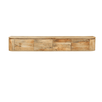 Mangohouten TV Meubel Kalano zwevend 220 cm Mahom