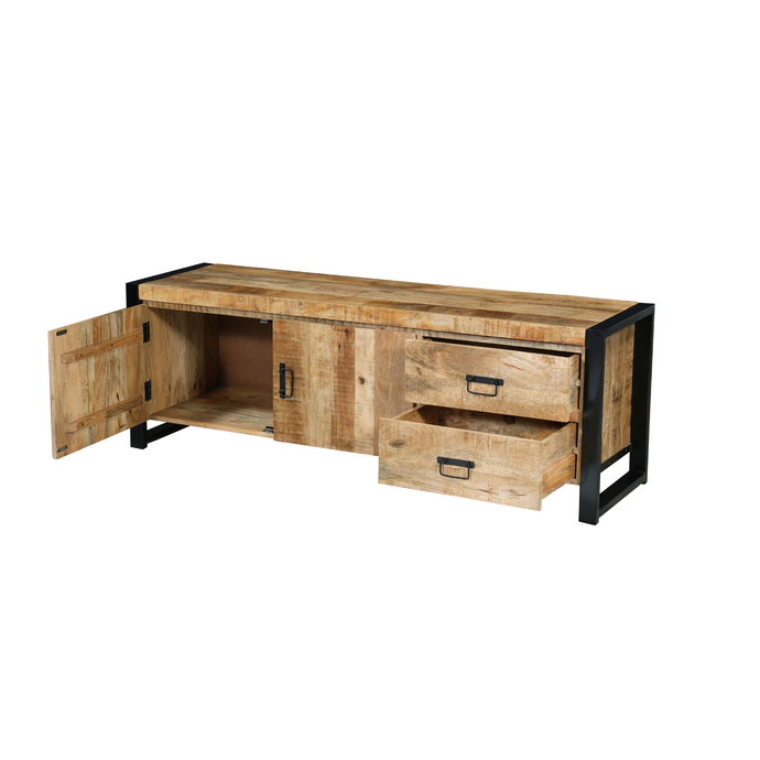 Tv Meubel Britt 150 cm 2 deuren 2 lades Mahom