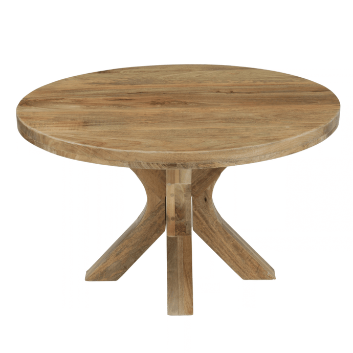 Salontafel Mori Rond 80 cm Houten onderstel Mahom