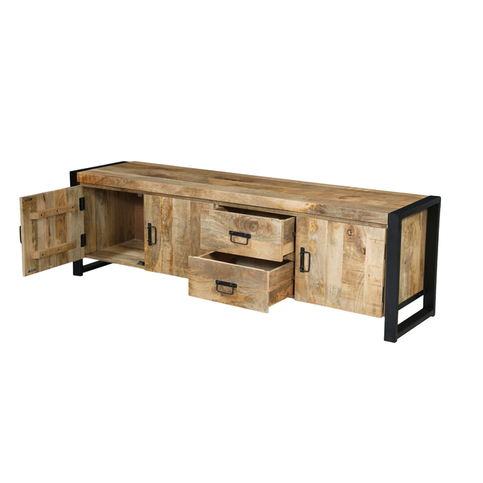 Tv Meubel Britt 180 cm 3 deuren 2 lades Mahom