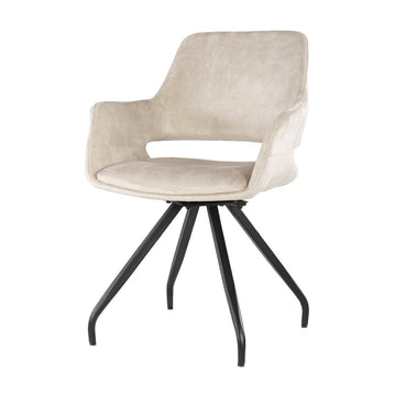 Eetkamerstoel Capp Beige Velvet