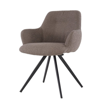 Eetkamerstoel Doreen Boucle Brown