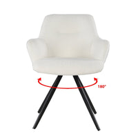 Eetkamerstoel Doreen Boucle White