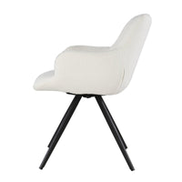 Eetkamerstoel Doreen Boucle White
