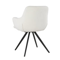 Eetkamerstoel Doreen Boucle White