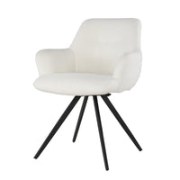 Eetkamerstoel Doreen Boucle White