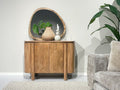 Mangohouten dressoir bruin 105cm