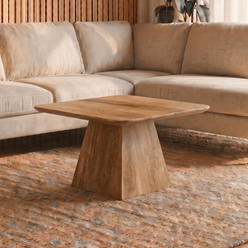 Mangohouten Salontafel Nova Vierkant 60x60 cm Mahom