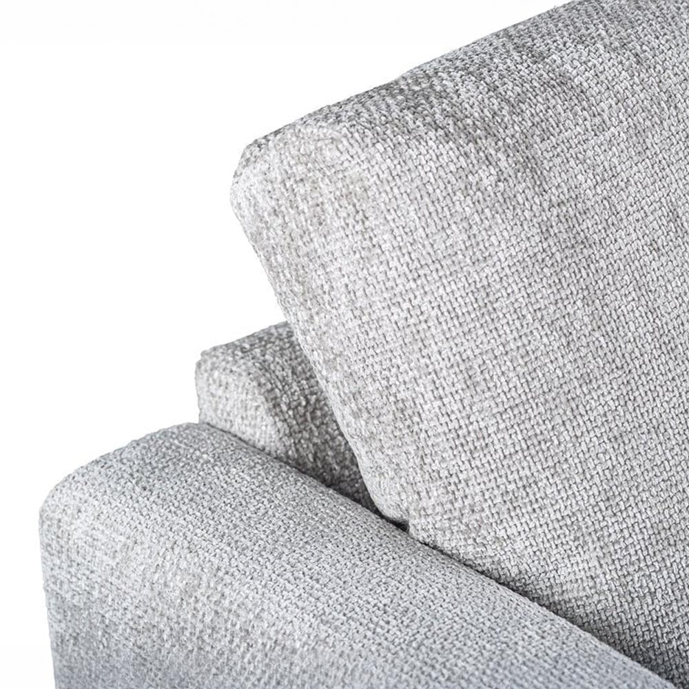 Fauteuil grijs met zwart onderstel