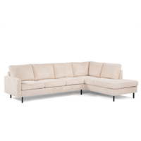 Hoekbank Lincoln 4-zits Rechts Beige