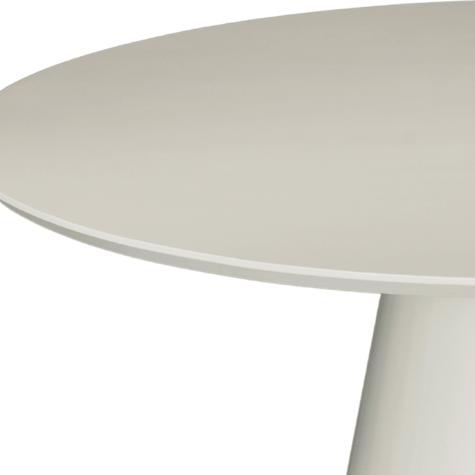 Eetafel Ivory MDF Rond 130 cm Mahom