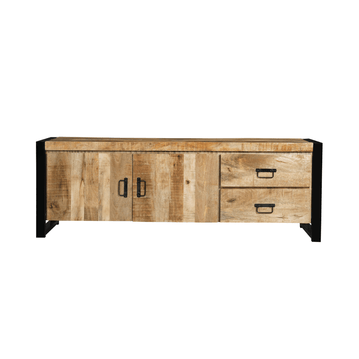 Tv Meubel Britt 150 cm 2 deuren 2 lades Mahom