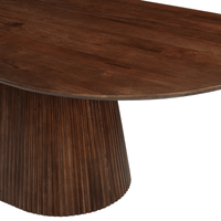 Eettafel Takumi Ovaal 210x110 cm Mahom