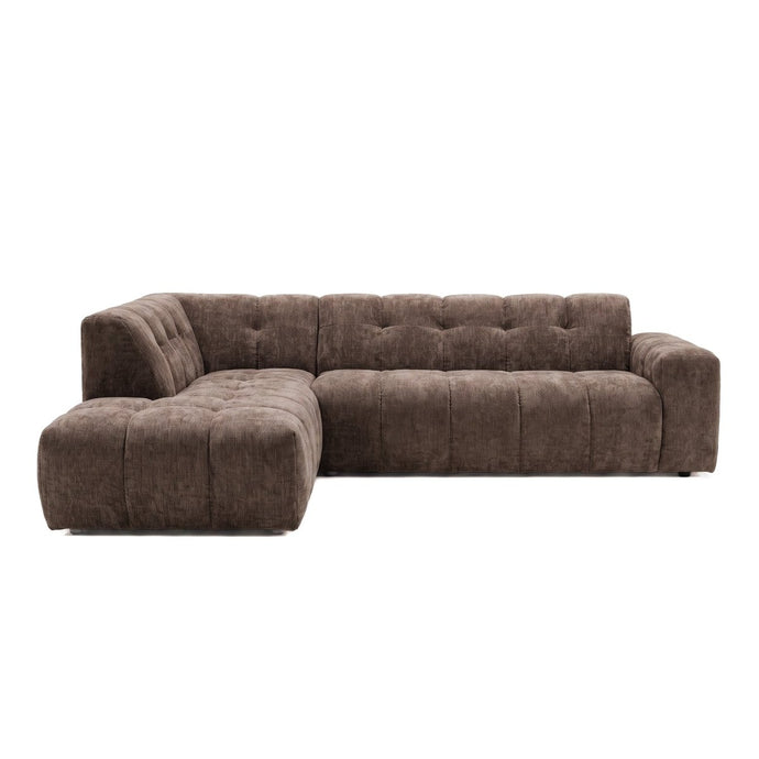 Hoekbank Noah 4-zits Links Espresso Mahom