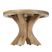 Salontafel Mori Rond 60 cm Houten onderstel Mahom