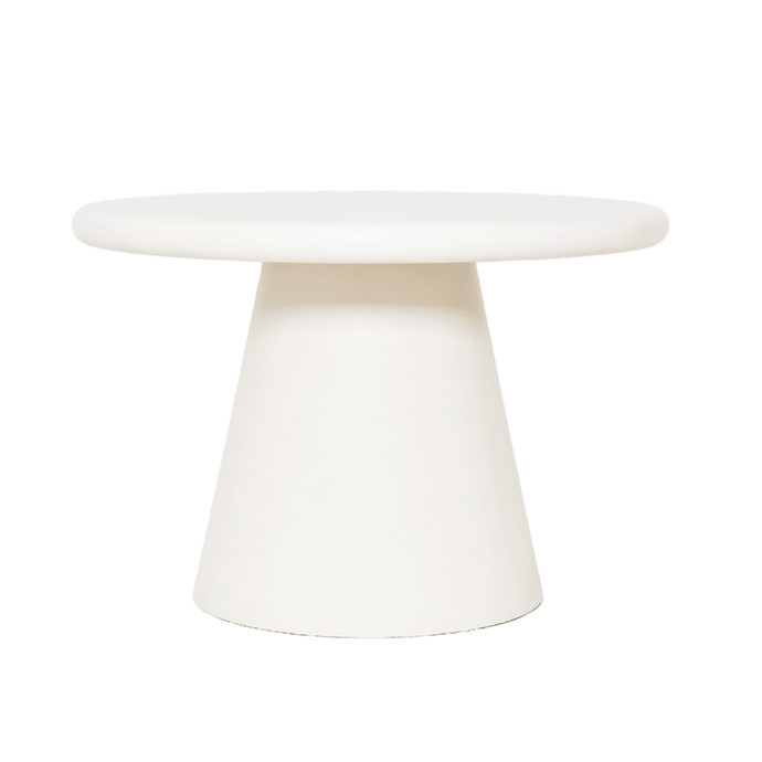 Salontafel Rond Savannah Microcement 60 cm Wit Mahom