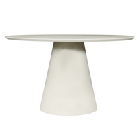 Eetafel Ivory MDF Rond 130 cm Mahom