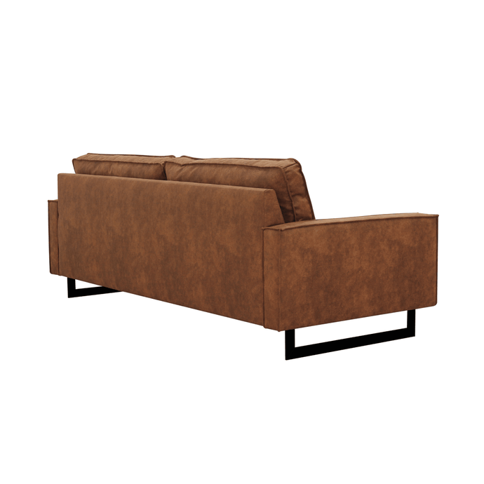 Bank Barcelona 3-zits Cognac Mahom
