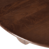 Eettafel Kumo Rond 130 cm Kruispoot Mahom