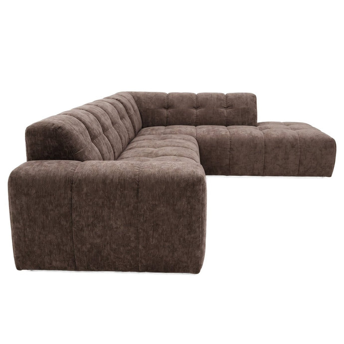 Hoekbank Noah 4-zits Rechts Espresso Mahom