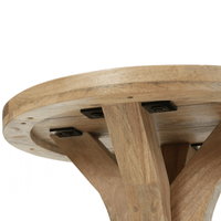 Salontafel Mori Rond 60 cm Houten onderstel Mahom
