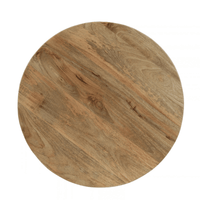 Salontafel Mori Rond 80 cm Houten onderstel Mahom