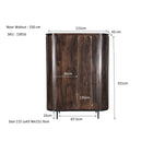 Noor Walnut 150cm