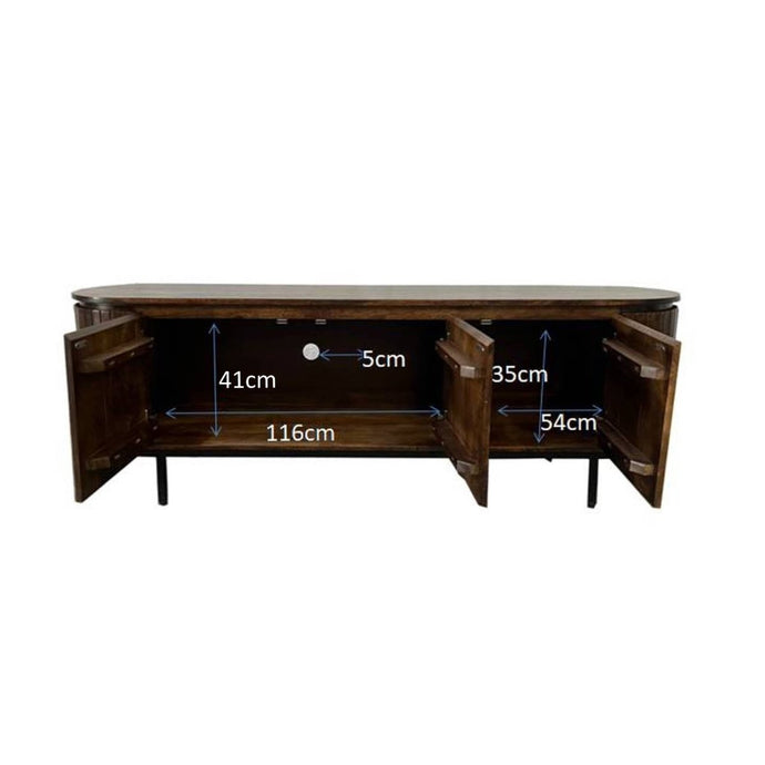 Noor TV Meubel Walnut 170cm
