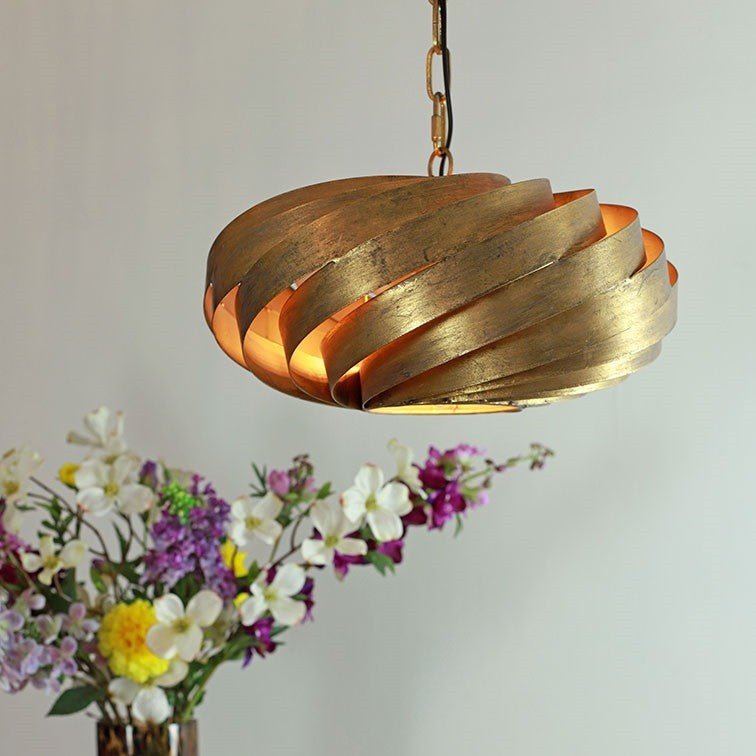 Hanglamp Swirl S goud