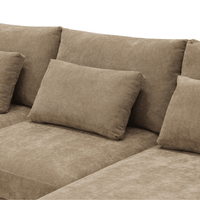 Bank Willow 3-zits Rechts Beige Mahom