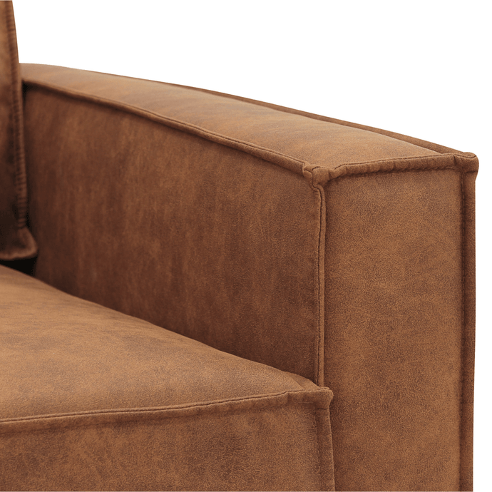 Bank Barcelona 2-zits Cognac Mahom