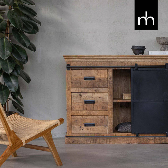 Mangohouten Dressoir Newark 200 cm Mahom