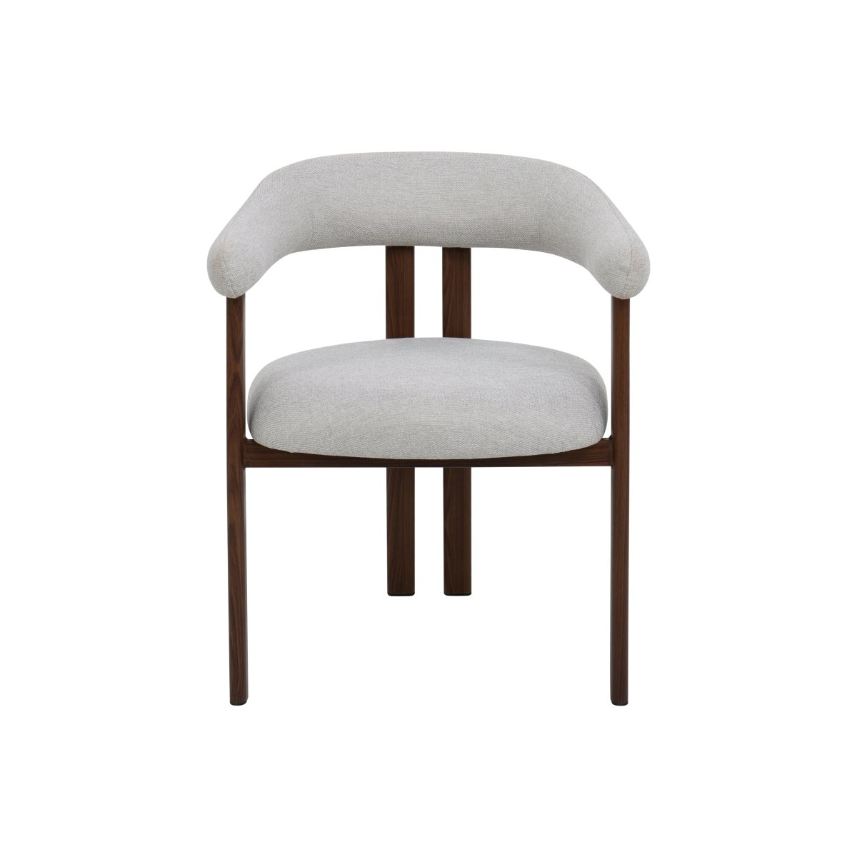 Mangohouten eetkamerstoel Ariane