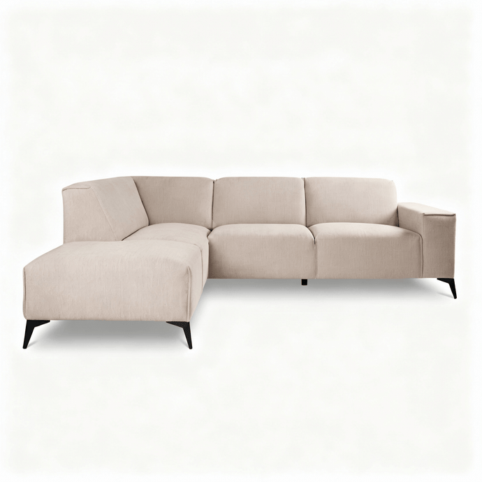 Hoekbank Brooklyn 4-zits Links Beige Mahom
