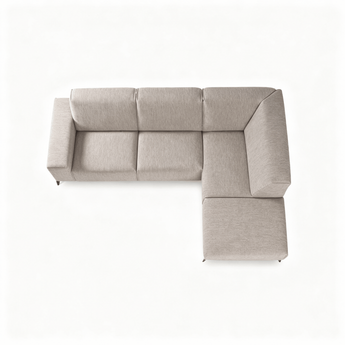 Hoekbank Brooklyn 4-zits Rechts Beige Mahom