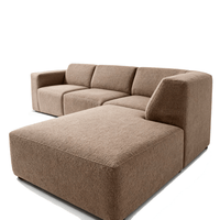 Hoekbank Isabel 4-zits Rechts Taupe Mahom